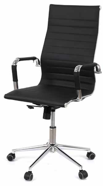 Крісло АКЛАС Кап PB Tilt (XY-8101) PU Black